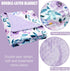 Baby Blankets for Boys Girls Soft Minky Blanket for Newborn Infant Toddler Used for Crib Stroller Nursery (Purple Floral) by OWLOWLA