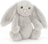 Jellycat Bashful Grey Bunny Stuffed Animal, Medium 12 inches, Classic Rabbit Plush Toy, Children's Gift