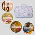 Baby Stroller Organizer Bag with Insulated Pocket, Universal Fit for Diapers, Wipes & Toys, Floral Design