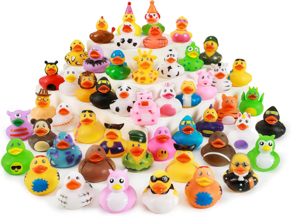 XY-WQ Rubber Duck 30 Pack for Jeeps Bath Toy Assortment - 2.3