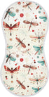 FLildon 2PCS Muslin Burp Cloth for Baby Dragonfly Pattern Super Absorbent Burping Cloths, Bibs for Newborn Boys Girls