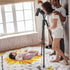 51''x40'' Tebaby Baby Monthly Milestone Blanket Girl - Sunflower Newborn Month Blanket Personalized Shower Gift Floral