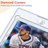 12Pcs Magnetic Card Holders for Trading Cards, 35pt Acrylic Hard Sleeves with Stands for Sports Cards Storage