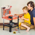 Kids Tool Bench Toy Workbench with Electric Drill, 91pcs Tool Accessories, Pretend Play Learning Toy for Ages 3-5