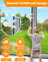 4PACK Sliding Glass Door Lock, Baby Proofing Window Door Locks Security Bar for Kids Patio Closet Doors