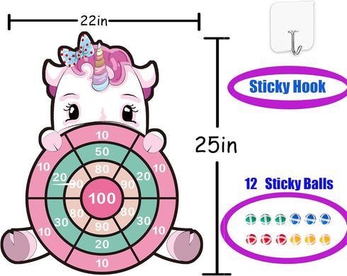 30" Large Dart Board for Kids - Best Festival Gifts for Boys and Girls