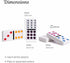 Set Premium Double Twelve Mexican Train Dominoes