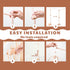 31 Inch, 360 Wooden Baby Crib Mobile Arm, Solid Beech Wood, Rotatable, Whale Design, Adjustable, Anti-Slip, Mobile