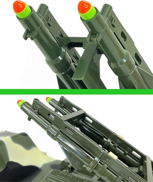 Military Missile Transport Toy Truck - Camouflage Design