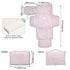 SyXIOP Pink Reusable Portable Changing pad with Tissue Pocket Diaper Changing pad Portable Infant Travel Station Kit