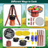 FUN LITTLE TOYS Kids Play Tent with Camping Toys, Toddler Tent with Battery Lantern, Kids Pop Up Tent Indoor Outdoor