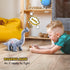 TOY Life Remote Control Dinosaur Toys for Kids 3-7+, Electronic Walking Brontosaurus Plush Dinosaur Gift
