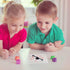 Gejoy 10 Pack Transparent Spinners for Classroom, Clear Spinners Dry Erase Math Game with Rotating Arrow