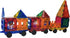 Magnet Tiles Car Set: Magnet Truck Train Building Tile Add-On, Red/Blue, 2 Pieces