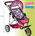 fash n kolor Baby Doll Stroller Gift for Kids, Toy Doll Stroller with Adjustable Canopy & Storage Basket Push Pram Baby