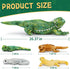 Tezituor 5 Pieces Realistic Stuffed Lizard Set, 26.4 Inch Large Plush Bearded Dragon Animal Toy Gifts for Boys
