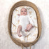 4-Pack 100% The Peanutshell Baby Organic Bassinet Sheets Boy or Girl - Ultra Soft & Rectangle Baby Sheet, Jersey