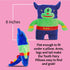 The Tooth Brigade Tooth Fairy Pillow, Stuffed Plush with Large Pocket for Lost Teeth, Treasures, and Prizes - Fun Kids