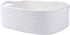 Woven Cotton Rope Storage Basket, White - Cube Organizer for Baby Nursery, Closet Towels, Small Dog Cat Toy Box