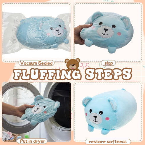 6 8 Inch 2) Leitee Pcs Stuffed Animals Plush Bulk Cute Plushies Toys Plush Pillow for Boys Girls Birthday Gifts Box