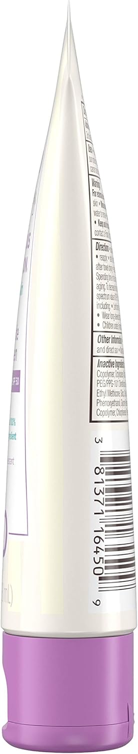 Aveeno Baby SPF 50 Continuous Protection Zinc Oxide Mineral Sunscreen Lotion, 3 fl. Oz, Travel-Size