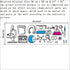 BIBITIME Science Laboratory Wall Decals - Vinyl Chemical Element Tool Stickers for Classroom Decor