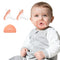 Garkoko 2-Pack Baby Pacifier with Pacifier Case, Thumb-Shaped Soothing Pacifier 0-18 Months,