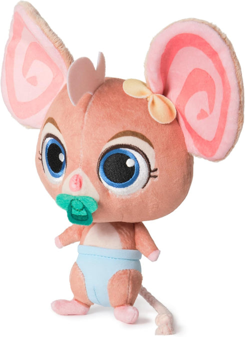 Baby Mouse Plush Toy, 8-Inch Tall Stuffed Animal with Super-Soft Fur for Kids Ages 3+