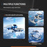 Xelabrion 4-6-8-10-12, 2-in-1 4 5 6 7 8 9 Remote Control Airplane Car Toys for Kids Ages Foam RC Plane Car Jet Mini