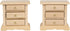Wooden Dollhouse Night Stands | Set of 2 | Bedside Tables | Dolls House Furniture | 1/12 scale (light)