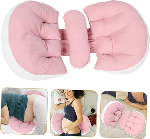 Maternity Pillow U Shaped for Pregnancy Support Ergonomic Side Sleeping Belly Cushion Lightweight Nursing Backrest