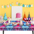 3pcs Video Game Tablecloth, Game Theme Birthday Decorations, Rectangular Plastic Table Covers for Kids