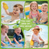 9PCS 6-12 1-3 Baby Bath Toys Mold Free Bath Toys for Babies Months Bathtub Water Toys with Easy Clean Silicone Bath Toy