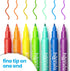 International Arrivals Happido Set of 24 Double Sided Markers, Non Toxic Markers for Kids Ages 4-8, Vibrant Coloring