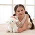 Apricot Lamb Toys Plush Cream Lamb Sheep Stuffed Animal with Fluffy Soft Ears (8 Inches, Cream Lamb)