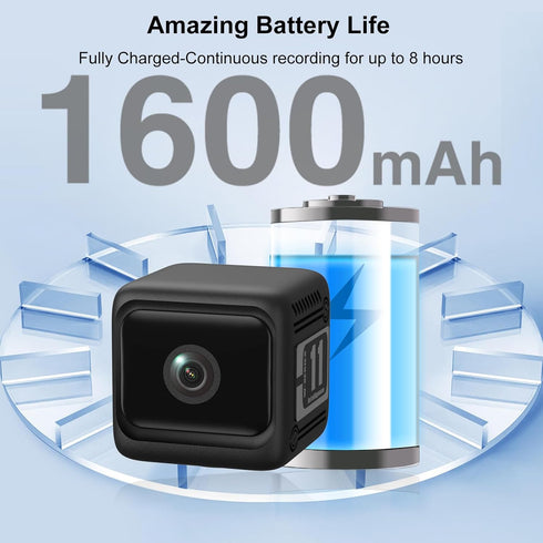 Zyee Syee 4k Security Camera for Home Use, Wireless Indoor Camera with Night Vision, Motion Detection & Real-Time