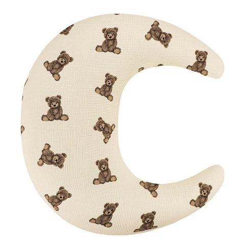 SWESEN Muslin Nursing Pillow Cover, Soft Removable Cover for Breastfeeding Pillows, Pillow