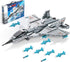 J-15 Fighter Jet Building Kit, 577PCS Military Aircraft Model for Boys 812,