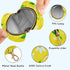 Lemons Round Pacifier Storage Case with Zipper, Portable Pacifier Case for Travel, Diaper Bag & Purse, Pacifier