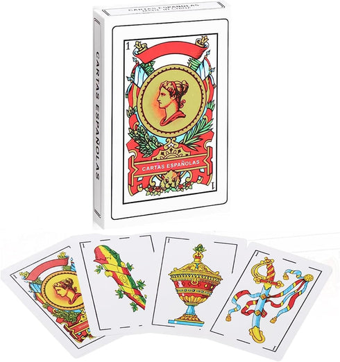 Original Spanish Cards Deck, Briscas Cards Puerto Rico, Spanish Playing Cards, Mexican