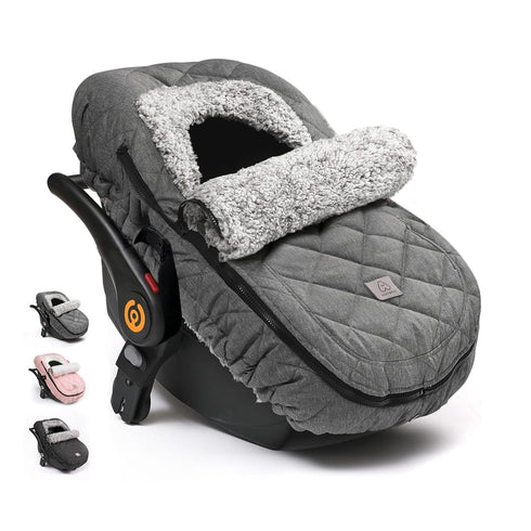ACRABROS Car Seat Cover Baby: Winter Infant Carseat Canopy for Boy Girl