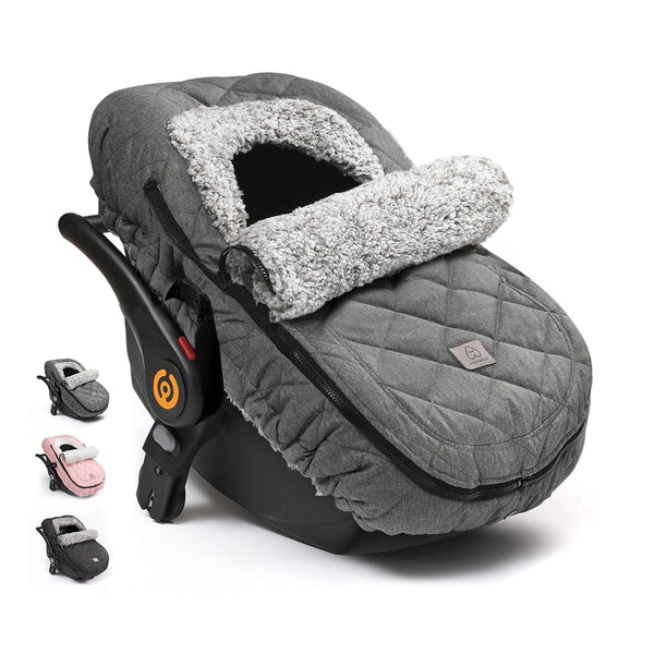 ACRABROS Car Seat Cover Baby: Winter Infant Carseat Canopy for Boy Girl