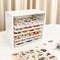 Wooden Puzzle Racks:10-Tier Puzzle Storage for Wooden Puzzles, Craft Collection Display Case,