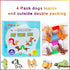 Dog Pop Tubes - Fidget Toys for Kids, Sensory Tubes, Animal Pop Tubes, Small Toys for Kids 5-7