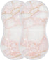 decor gift 4 Pack 22x11in Cotton Baby Burp Cloth Soft and Absorbent? Rose Gold Luxury Marble Texture Feed Cloth