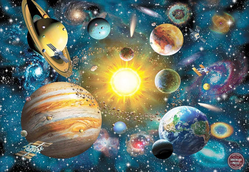 Anatolian Puzzle - 2000 Piece Jigsaw Puzzle, Solar System, Code: 3946, Multicolor