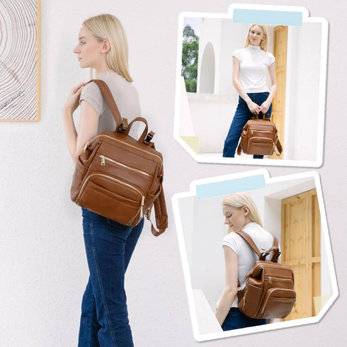Backpack 12 Bag,2 Omanmoli Small Diaper Bag Mini Diaper Bag Leather Diaper Bag With Pockets Baby Travel Insulated