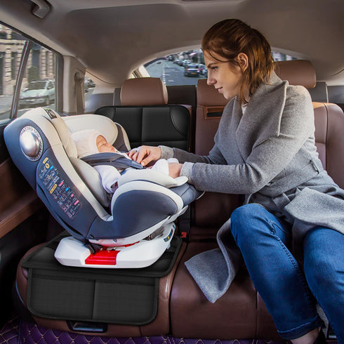 600D 1pc) Meolsaek Car Seat Protector for Child Car Seat, Durable Fabric Waterproof Car Seat Cover with Thick Pad