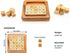 BSIRI Pushing Me Wooden Tic Tac Toe Game - Tabletop Board Game for Farmhouse Decor, Unique Gifts for Adults