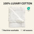 30x40 Inch mimixiong Cotton Baby Blanket Knitted Crochet Receiving Crib Nursery Swaddling Blankets for Newborn Baby Boy